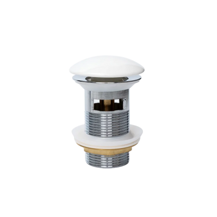 Донный клапан для раковины GID Minucia Wh100-1 с переливом, белый