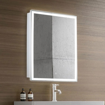 Зеркало-шкаф Silver Mirrors Киото 50х75 с подсветкой