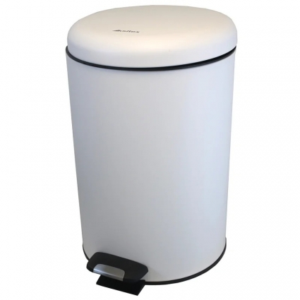 Урна Ksitex BGR-20W 20 л матовый белый напольное