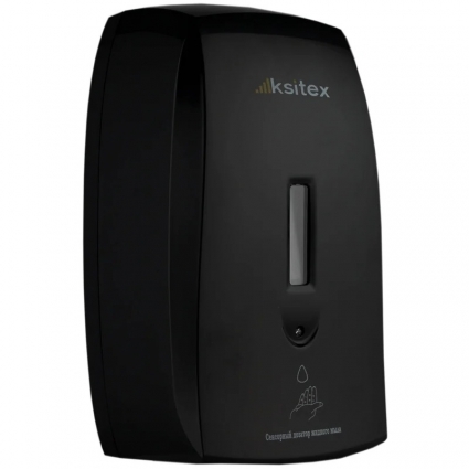 Ksitex ASD-1000B (авт. дозатор для мыла,пластик,черный), сенсорный, 14x10x25.5 см