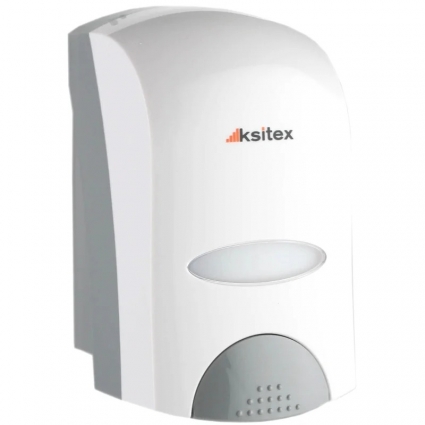 Ksitex SD-6010 (дозатор для мыла,пласт.бел.1л.), белый, 12.7x11.4x21.9463 см