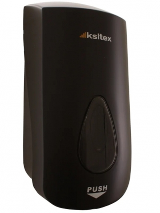 Ksitex SD-1068B-1000(черный,дозатор для мыла,пластик), 11x11.5x24.5 см