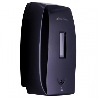 Ksitex ASD-500B (авт. дозатор для мыла,пластик,черный), белый, сенсорный, 10.4x10x20.5 см