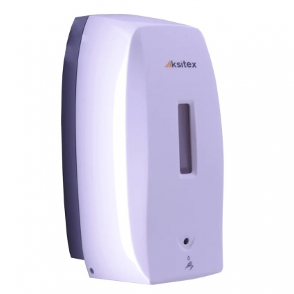 Ksitex ASD-500W (авт. дозатор для мыла,пластик,белый), сенсорный, 10.4x10x20.5 см
