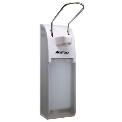 Ksitex LSM-1000(локт.дозатор для мыла,метал,замок), 9.5x9.3x35 см