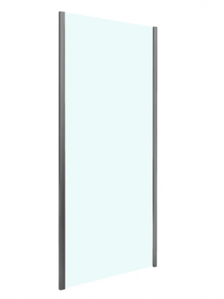 Боковая стенка Good Door Lite SP-90-C-GM 90х190 см, профиль оружейная сталь, стекло прозрачное