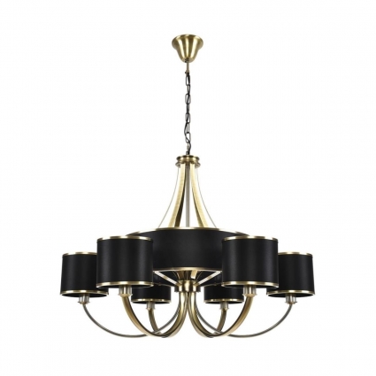 Подвесная люстра Lumion Demetra Moderni 8406/9 в стиле модерн, цвет черный