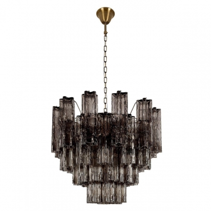 Подвесная люстра Loft IT Murano 10580/600 Smoke в стиле арт-деко, цвет серый