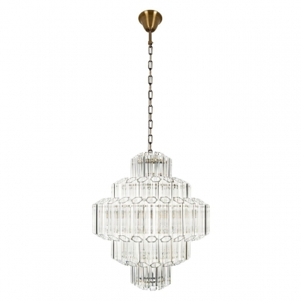 Подвесная люстра Loft IT Celebration 10579/600 Clear в стиле модерн, цвет бронза