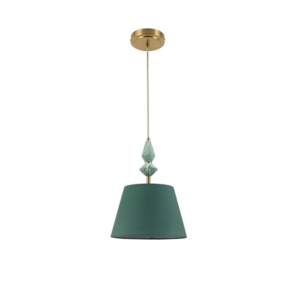 Подвесной светильник Lumion Vermont Classi 8275/1A в классическом стиле, цвет зеленый