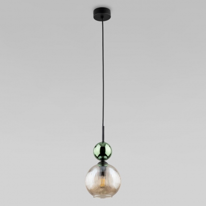 Подвесной светильник TK Lighting 11145 Sophia Green Cognac a071831 в классическом стиле, цвет бежевый