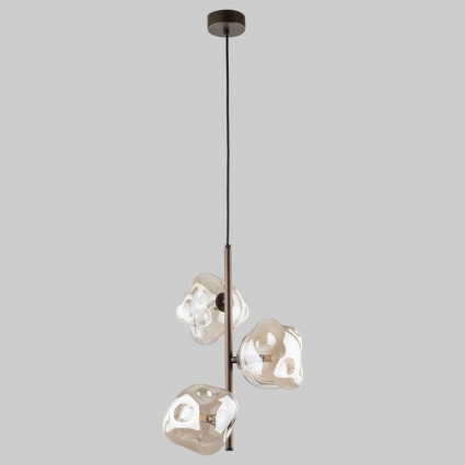Подвесной светильник TK Lighting 11036 Lava Brown a071853 цвет коричневый, мощность 24 Вт