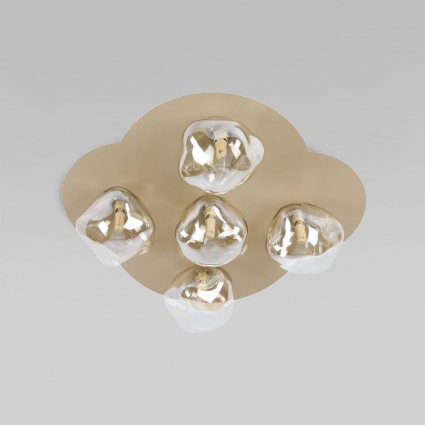 Потолочный светильник TK Lighting 11475 Lava Sabia a072641 в стиле лофт, цвет бежевый