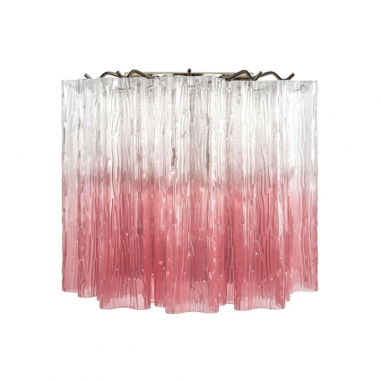 Настенный светильник Loft IT Murano 10580W Clear pink в стиле арт-деко, цвет розовый