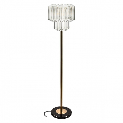 Торшер Loft IT Celebration 10579F Clear в стиле модерн, цвет бронза, мощность 240 Вт