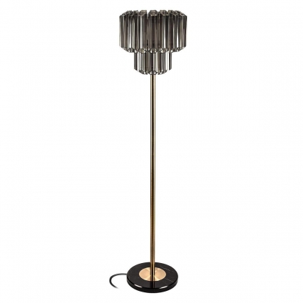 Торшер Loft IT Celebration 10579F Smoke в стиле модерн, цвет серый, мощность 240 Вт