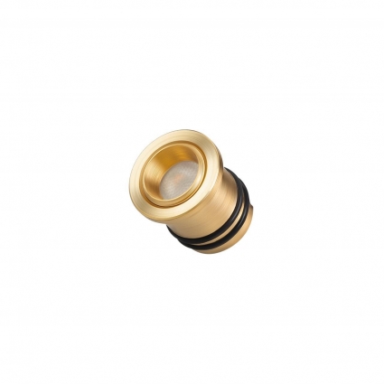Светильник ART-PICCOLO-BUILT-R13-1W Warm3000 (BRS, 30 deg, 3V) Arlight 061674, цвет латунь