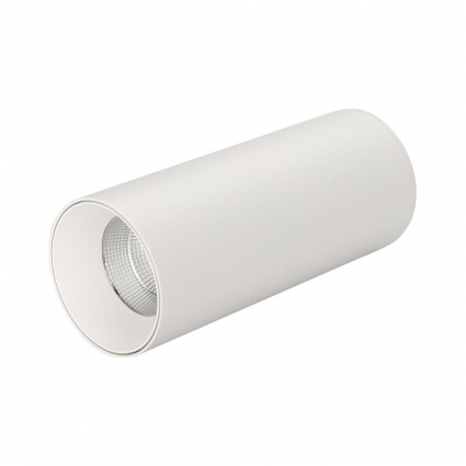 Потолочный светодиодный светильник Arlight SP-Polo-Surface-R65-8W Warm3000 027510 в современном стиле, цвет белый