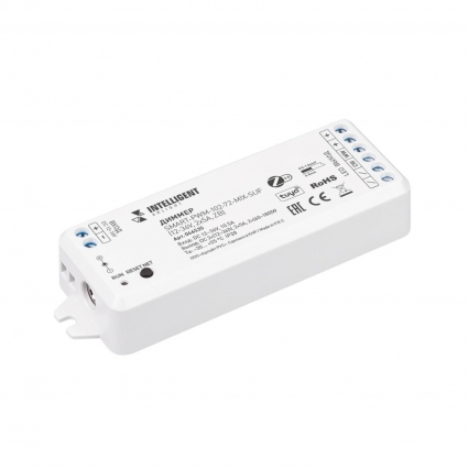Диммер Arlight INTELLIGENT SMART-PWM-102-72-MIX-SUF (12-36V, 2x5A, ZB) 046535, цвет белый, мощность 360 Вт