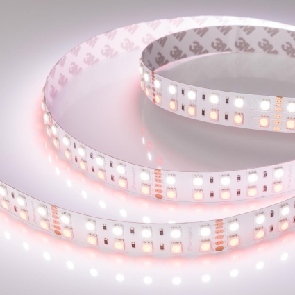 Светодиодная лента Arlight 32W/m 144LED/m 5060SMD разноцветный/холодный белый 5M RT-B144-19mm 24V RGBW-White 011823(2) цвет белый