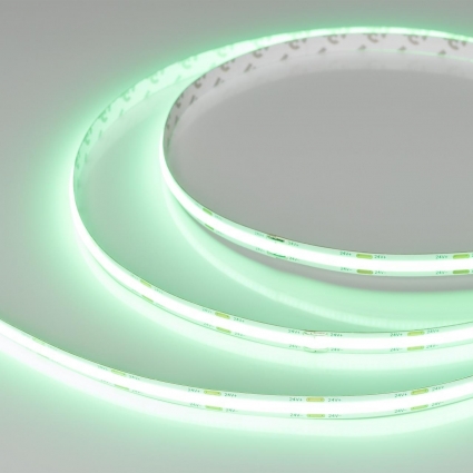 Светодиодная лента Arlight 11,5W/m 544Led/m CSP зеленый 5M COB-X544-8mm 24V Green 032174(3), мощность 11.5 Вт
