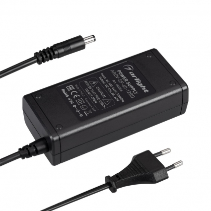 Блок питания ARDV-SP-60-12BD (12V, 5A, 60W) Arlight 046056, цвет черный