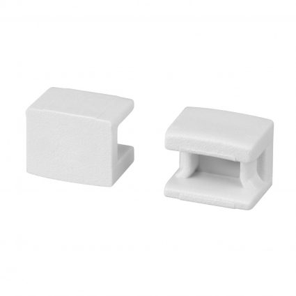 Заглушка Arlight Plintus-Fantom-Bent White глухая 043664 цвет белый