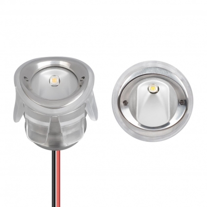 Светильник ALT-LODESTAR-HANDRAIL-R27-1.5W Warm3000 (SL, 30x60 deg, 12-24V) Arlight 043243, цвет серебро