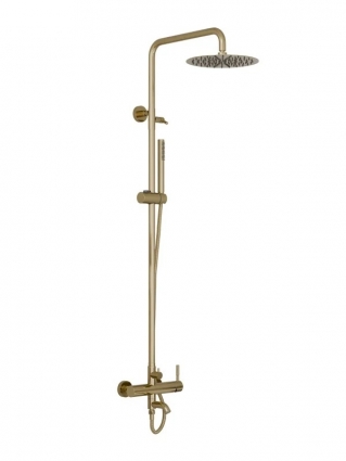 Душевая стойка Floracio F.30111.GD золото, шланг 150 см