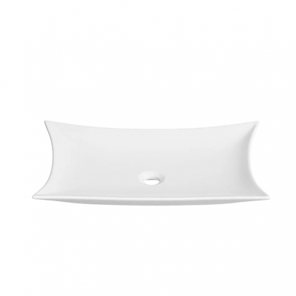 Накладная раковина для ванной комнаты Lavinia Boho Bathroom Sink 33311112: умывальник из фарфора 57 см, цвет глянцевый белый