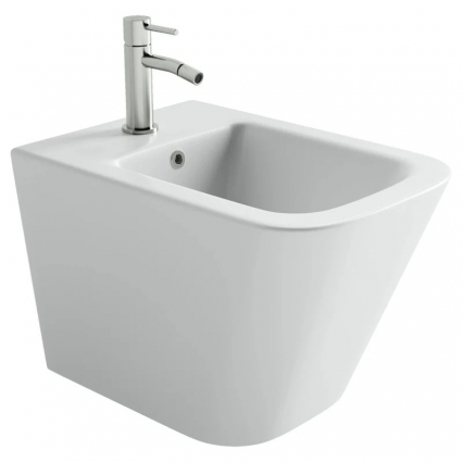 Ceramica Nova Подвесное биде Союз (Union), белый матовый CN4010MW, 34x48.5 см