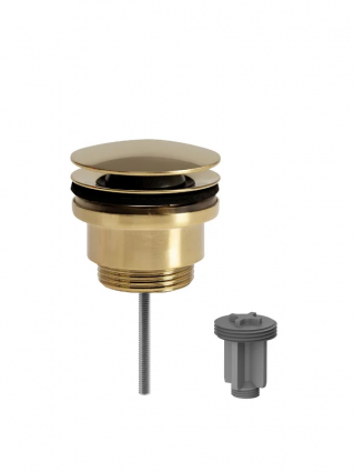 Донный клапан MILLEAU ML35011C/C-BG универсальный, золото браш