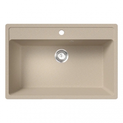 Mixline Мойка МЛ-ГМ33 (ML-GM33) КОМФОРТ бежевая (328), 760*510*200мм, матовая