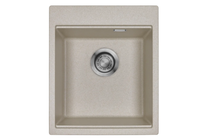 Мойка кухонная Emar Quartz EMQ-1420.Q Берилл 42x50, берилл, встраиваемая сверху, кварц, матовая, прямоугольная