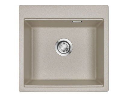 Мойка кухонная Emar Quartz EMQ-1520.Q Берилл 52x50, берилл, встраиваемая сверху, кварц, матовая, прямоугольная