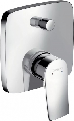 Смеситель Hansgrohe Metris 31454000 для ванны с душем, однорычажный, хром