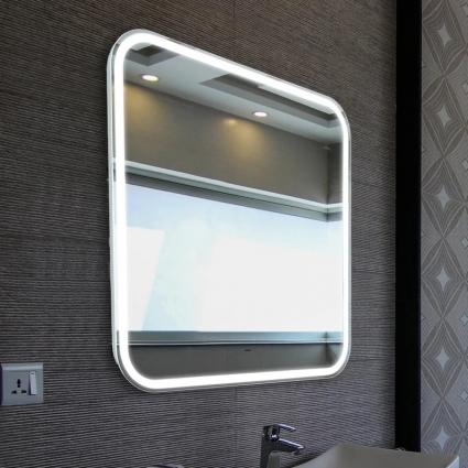 Зеркало Silver Mirrors Stiv neo 80x80 с подсветкой, с бесконтактным сенсором