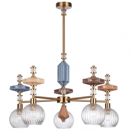 Подвесная люстра Odeon Light Terra Modern 5414/5 цвет бронза, мощность 200 Вт