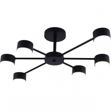 Потолочная люстра Rivoli Lesley 3185-306 Б0070177 в стиле модерн, цвет черный
