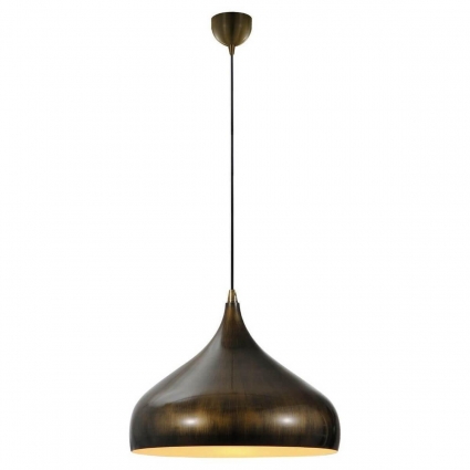 Подвесной светильник Lussole Loft LSP-9655 в стиле лофт, цвет коричневый
