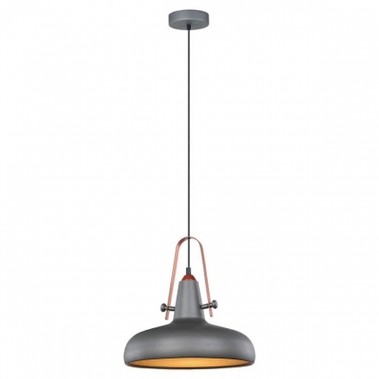 Подвесной светильник Lussole Loft LSP-9814 в стиле лофт, цвет серый