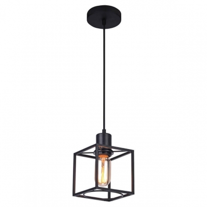 Подвесной светильник Lussole Loft Badger GRLSP-9540 в стиле лофт, цвет черный