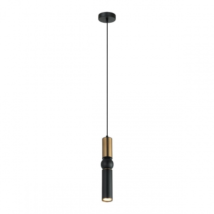 Подвесной светильник Lussole Loft Truman LSP-8571 в современном стиле, цвет черный