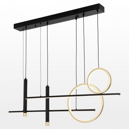 Подвесной светодиодный светильник Lussole Loft LSP-7006 в стиле Хай-тек, цвет черный