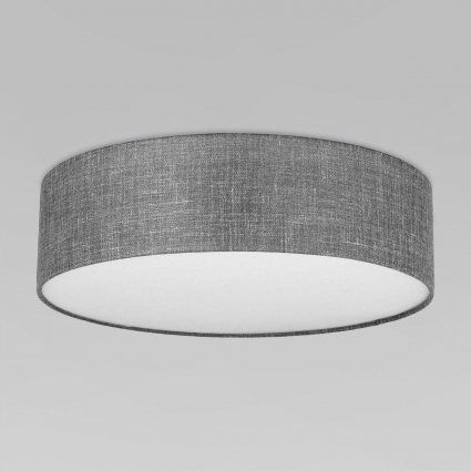 Потолочный светильник TK Lighting 4661 Earth 130 мм цвет серый, мощность 60 Вт