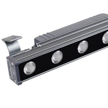 Линейный прожектор AR-LINE-300-6W Warm3000 (GR, 15 deg, 230V) Arlight 045364, цвет серый