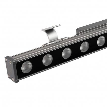 Линейный прожектор AR-LINE-760-18W Warm2700 (GR, 30 deg, 230V) Arlight 051762, цвет серый