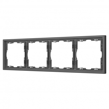 Рамка пластиковая FRM-NOBE-SFPL-4-GR Arlight 054226 цвет серый