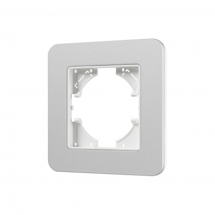 Рамка алюминиевая FRM-AKIRY-SFAL-1-SR Arlight 049684 цвет серебро