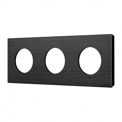 Рамка алюминиевая FRM-PRESTO-ALR-3-BK Arlight 043872 цвет черный